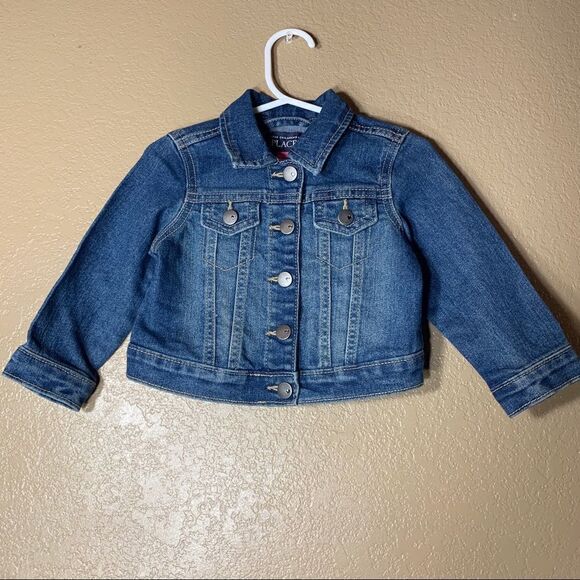 The Children’s Place toddler girl jean jacket - Picture 1 of 6